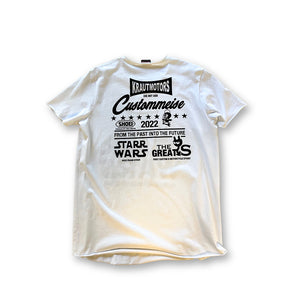 KRAUTMOTORS "StarrWars " T-Shirt Weiß