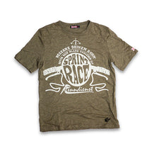 Laden Sie das Bild in den Galerie-Viewer, KRAUTMOTORS "Sprint Race" T-Shirt Blau/Oliv/Creme/Braun