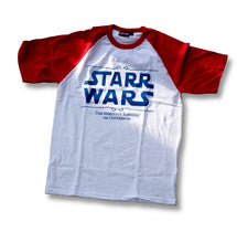 Laden Sie das Bild in den Galerie-Viewer, StarrWars Raglan T-Shirt Rot/Weiß