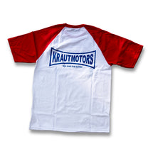 Laden Sie das Bild in den Galerie-Viewer, StarrWars Raglan T-Shirt Rot/Weiß