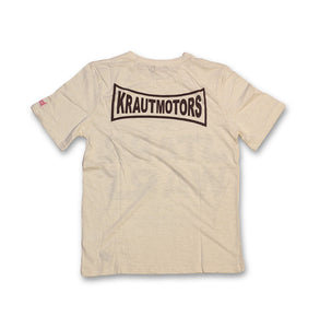 KRAUTMOTORS "StarrWars" T-Shirt Oliv/Beige/Braun