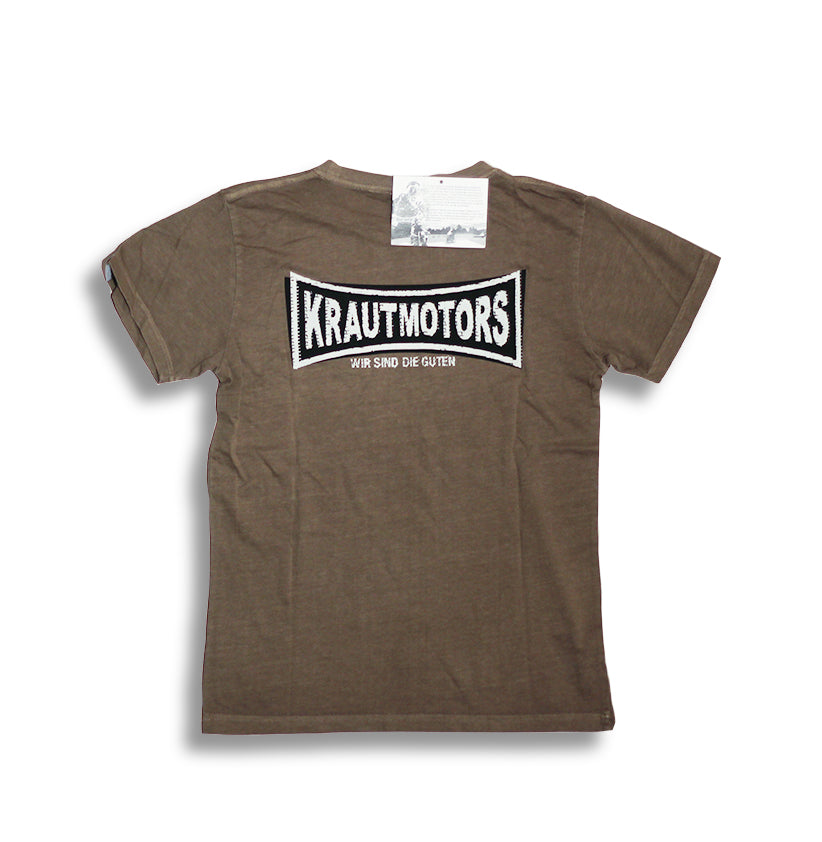 Krautmotors "Boxeraufstand" T-Shirt Oliv