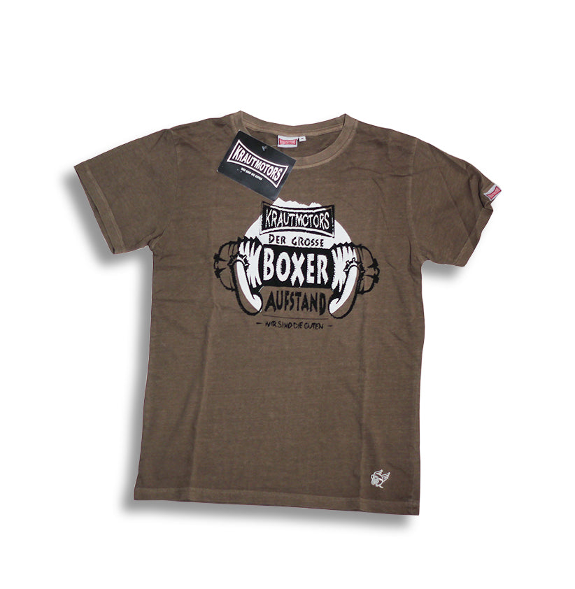 Krautmotors "Boxeraufstand" T-Shirt Oliv