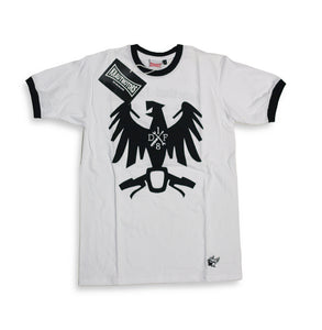 KRAUTMOTORS "Deutschland-Frankreich" T-Shirt Weiß/Schwarz