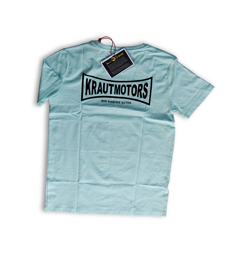 Kawasaki Zweitakt T-Shirt Creme/Türkis