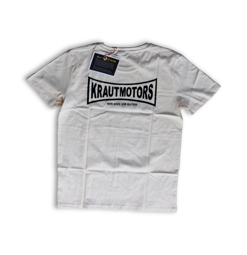Kawasaki Zweitakt T-Shirt Creme/Türkis
