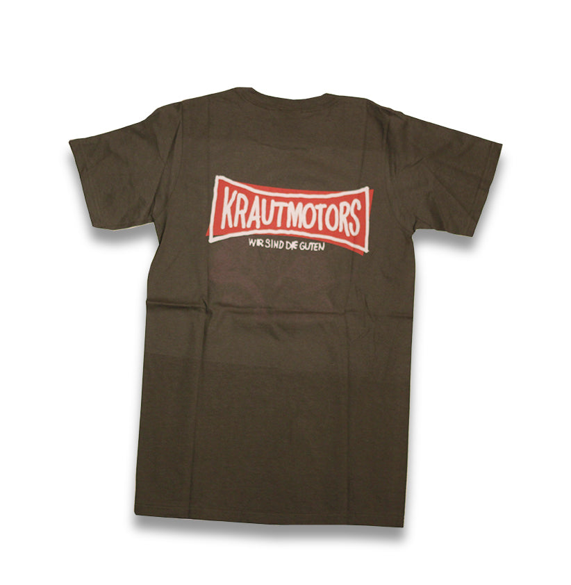 Krautmotors "Morituri te salutant" T-Shirt Braun