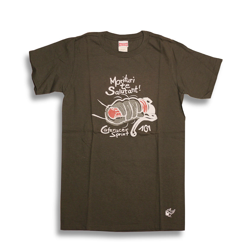 Krautmotors "Morituri te salutant" T-Shirt Braun