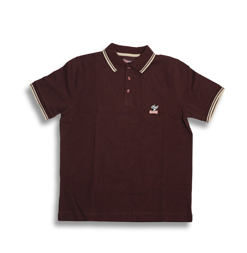 Polo Shirt Braun/Blau