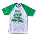 KRAUTMOTORS "StarrWars Raglan" T-Shirt Grün/Weiß